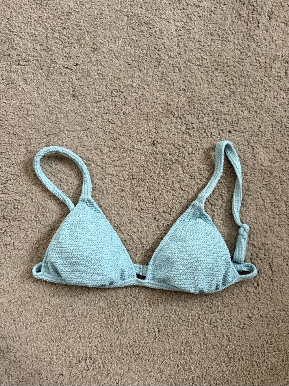 Pacsun Textured Triangle Bikini Top